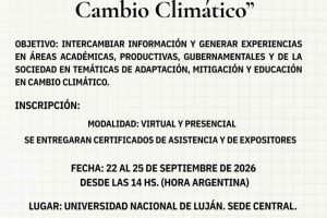 Afiche 5to Seminario Internacional en Gestión Ambiental para el Cambio Climático
